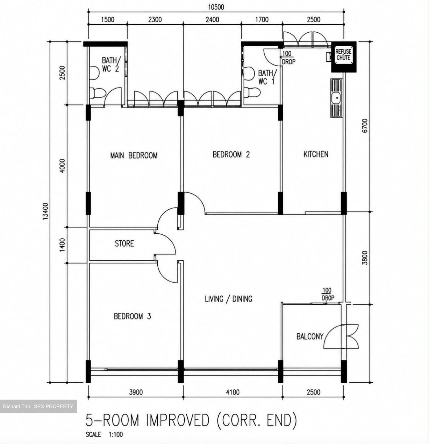 Blk 449 Tampines Street 42 (Tampines), HDB 5 Rooms #601410251